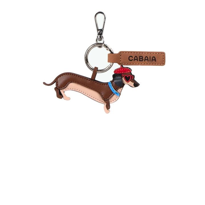 Porte clés Charms Funny Sausage Dog Cabaia