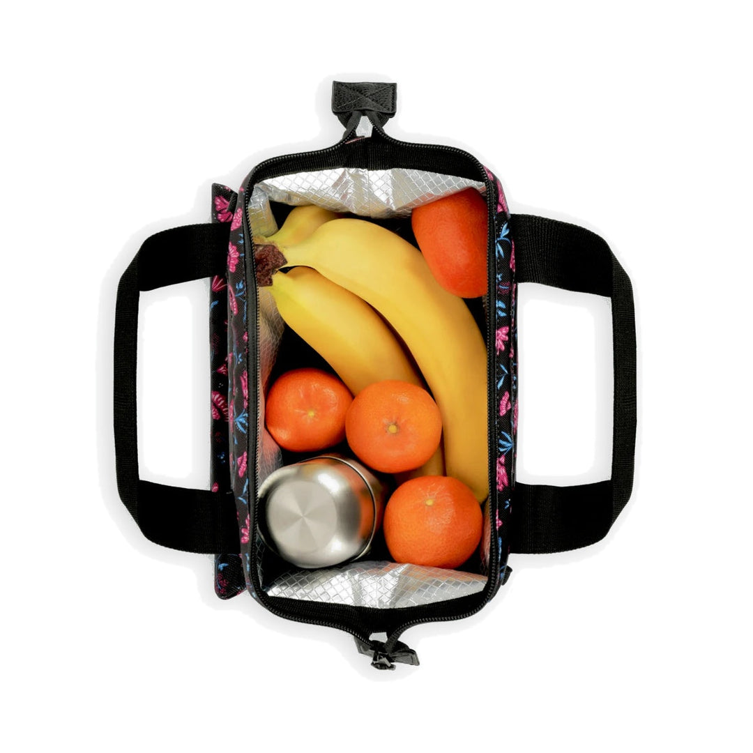 Lunchbag isotherme Suburaya en velours noir Cabaia