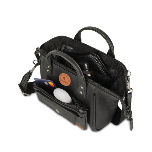 Petit sac bandoulière crossbody small noir Chelsea Cabaia