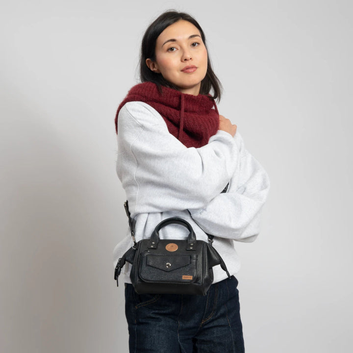 Petit sac bandoulière crossbody small noir Chelsea Cabaia