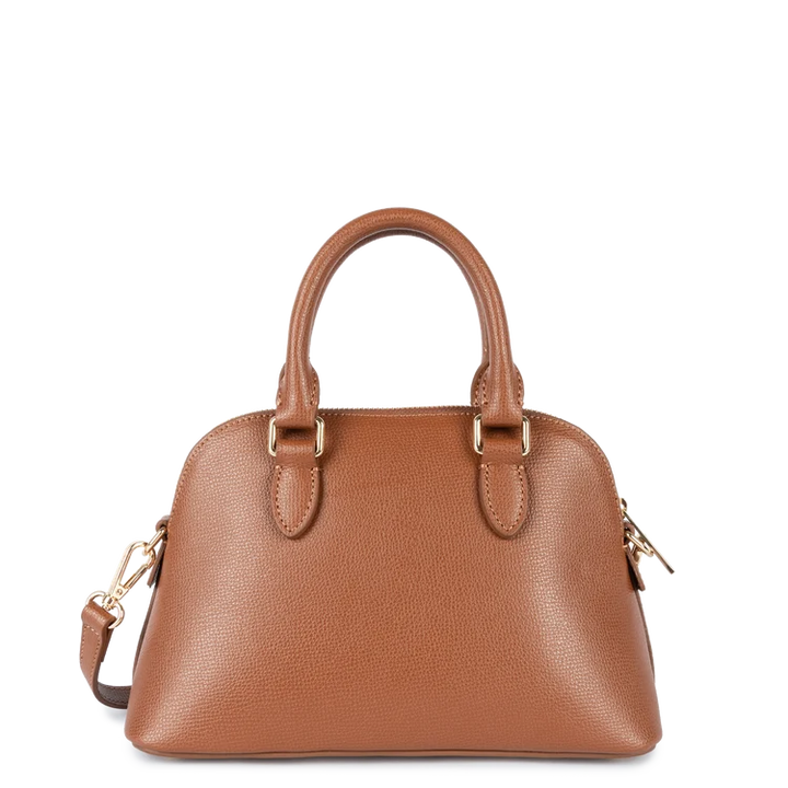 Sac à main demi lune en cuir camel Sierra Jia Lancaster 538-002